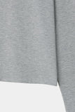 More crop long sleeve tee