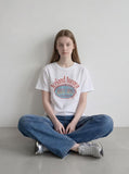 Mozz Crack Print Short Sleeve T-shirt