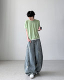 Raito Curved Balloon Denim
