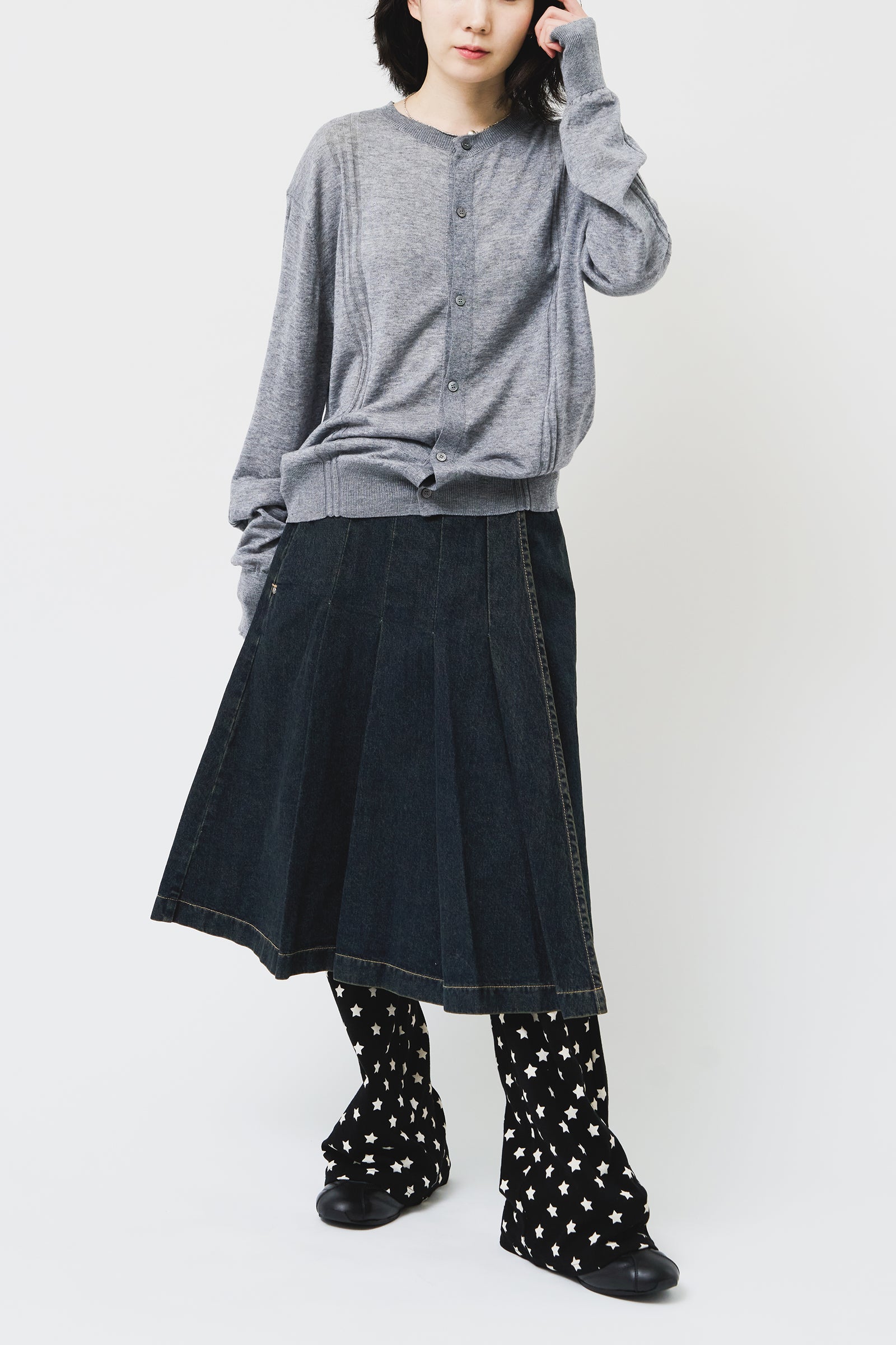 【HI FI FNK】Bit Summer Cardigan HI FI FNK(ハイファイファンク) - ビットサマーカーディガン