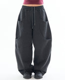 Note brushed balloon sweatpants