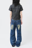 (W) Two Checked Shirt