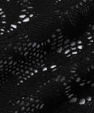 Hair line knit scarf