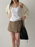 Lace Ribbed Square Sleeveless