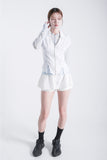 ZIP SLIT BLOUSE