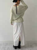 Henley Neck Over Fit Sweatshirt T-Shirts
