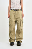 Den Belted Strap Cargo Pants