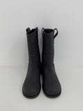 Matte Western Round Boots
