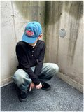 Kane Teen Washing Wide Denim Pants