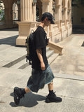 Checka Dirty Oil Bermuda Denim Pants