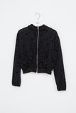 (W) Dual Dot Hooded Zip Up