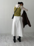 Wavy ribbed sleeveless