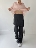 Ribbon Wrap Semi-Wide Slacks