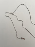 [Titanium] Pinball Drop Layered Necklace
