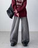 Beryl Gray Wide Denim