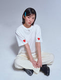 Sleeve Heart Short Sleeve Tee