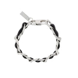 [LAN ARCHIVE] Flat Leather Chain Bracelet