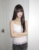 Radiun Lace V-Neck Slim Sleeveless