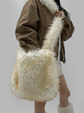 Vanin Fur Big Crossbody Bag