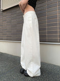 Bamo Pintuck Wide Cotton Pants