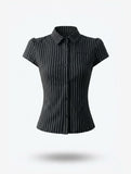 Vera Stripe Slim Shirt