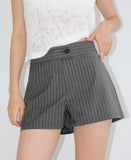 PINSTRIPE SHORT SLACKS