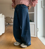 Rimsoak Stitch Balloon Denim Pants