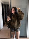 String Bomber Jacket