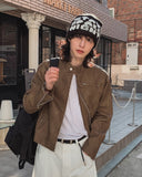 Kien Vintage Trackline Leather Jacket