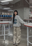Earop Pigment Cargo Wide Pants