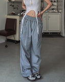 Cori Pintuck Wide Cotton Pants