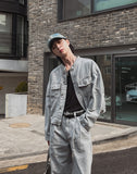 Tex Pigment Cropped Jacket