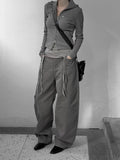 Ryoshi Herringbone Wide Pants