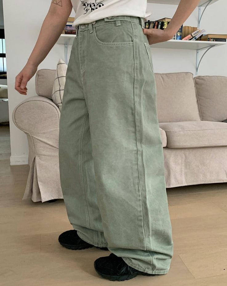 【BAON】Catto Bijo Color Cotton Pants BAON (バオン) - キャットビジョカラーコットンパンツ / Catto