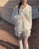 Menma Cozy Long Loose Fit Knit