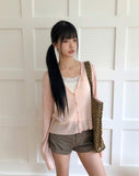 Ronan Leopard Color Matching Shoulder Bag