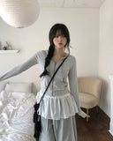 Sco Stripe Slim Hood Zip-Up