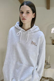 Bunny Flower Embroidered Hoodie