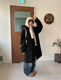 [unisex] Nerodi Fleece Hood Long Coat