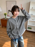 [unisex] Ronenki Color Over Round Cardigan