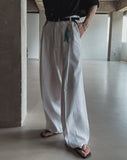 Monette linen wide pants