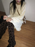 Loner Vintage Floral Bootcut Knit Pants