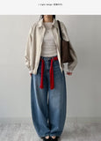 Comment Collar Loose Fit Wind Jumper