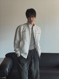 Hi-Lo Zipper Banded Jacket