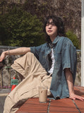 Jane Damage Half Denim Shirt