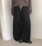 Kendyl Embroidered Cotton Banding Wide Pants