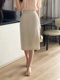 Harib Summer Span H-Line Skirt (Belt Set)