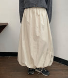 Kitsuna Banding Balloon Long Skirt