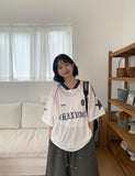 Gilyu Mesh Sporty Over Short Sleeve Tee