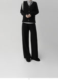 [Premium] The Mozz Cashmere Fringe Cardigan